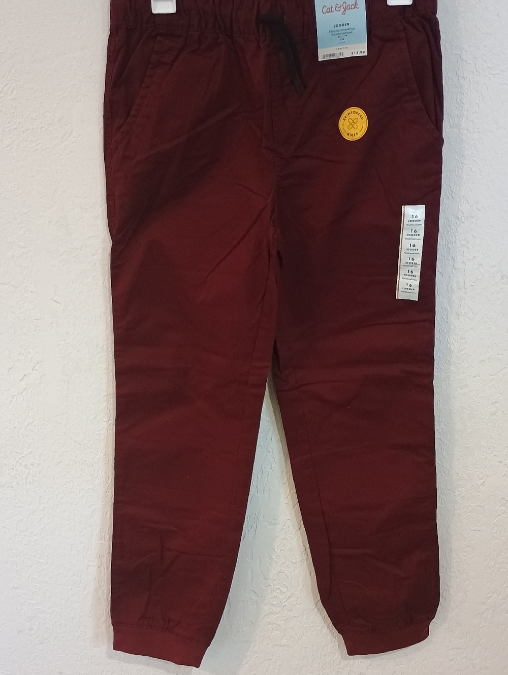 Cat & Jack Burgundy Jogger Pants